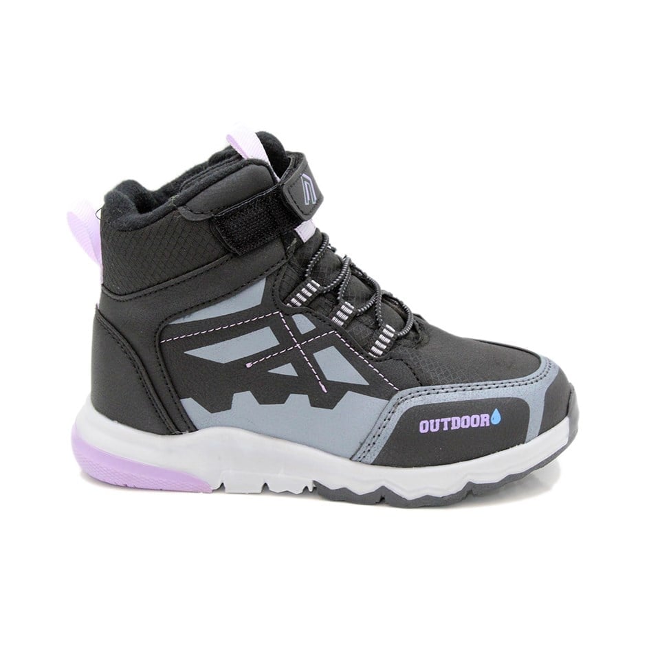 Cool Merkur Siyah-Mor Çocuk Outdoor Bot Knt-101