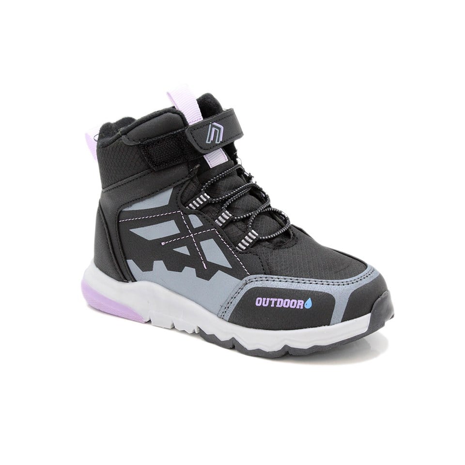 Cool Merkur Siyah-Mor Çocuk Outdoor Bot Knt-101