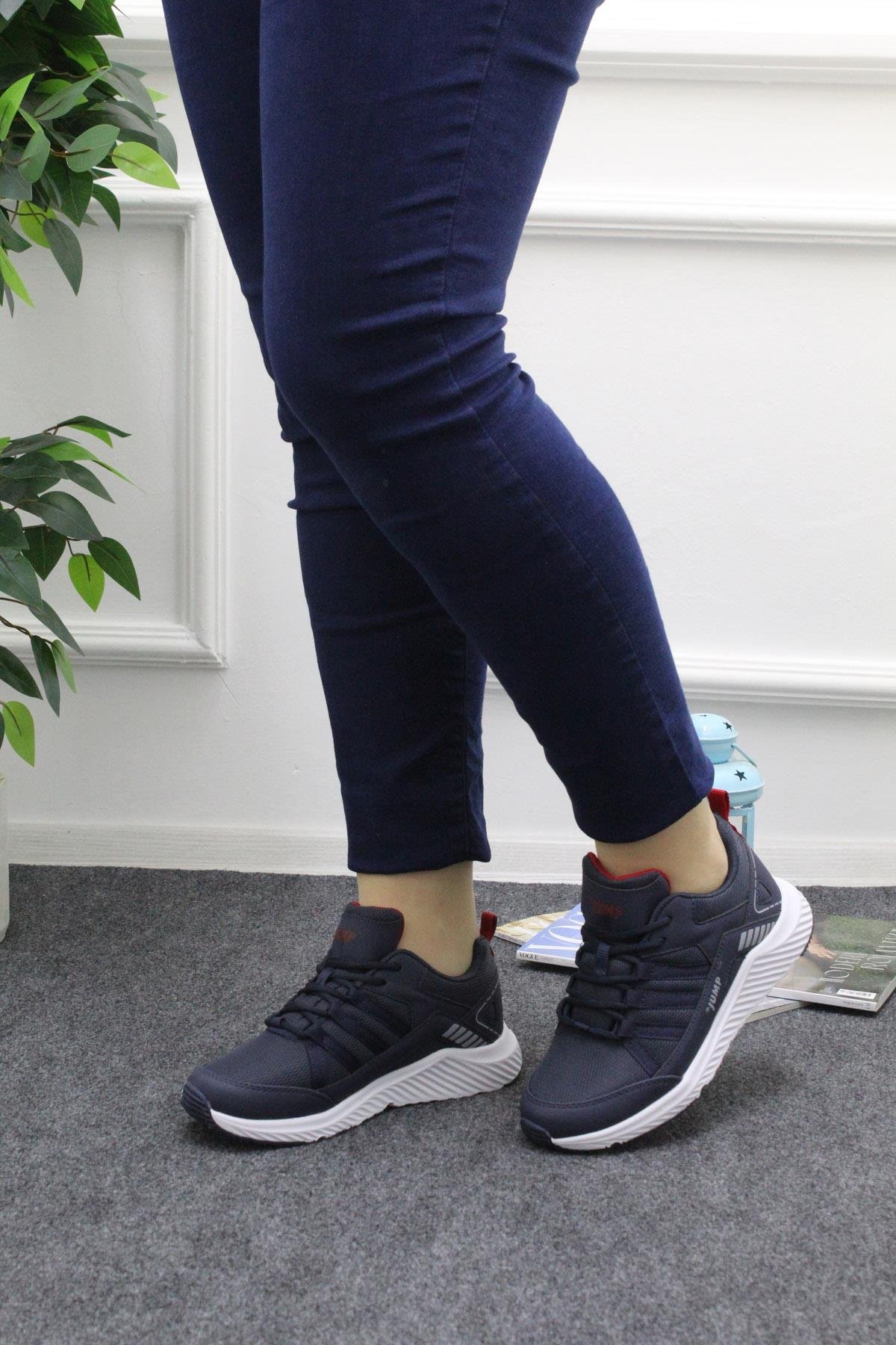 Unisex Lacivert Bağcıklı Spor Ayakkabı 24865