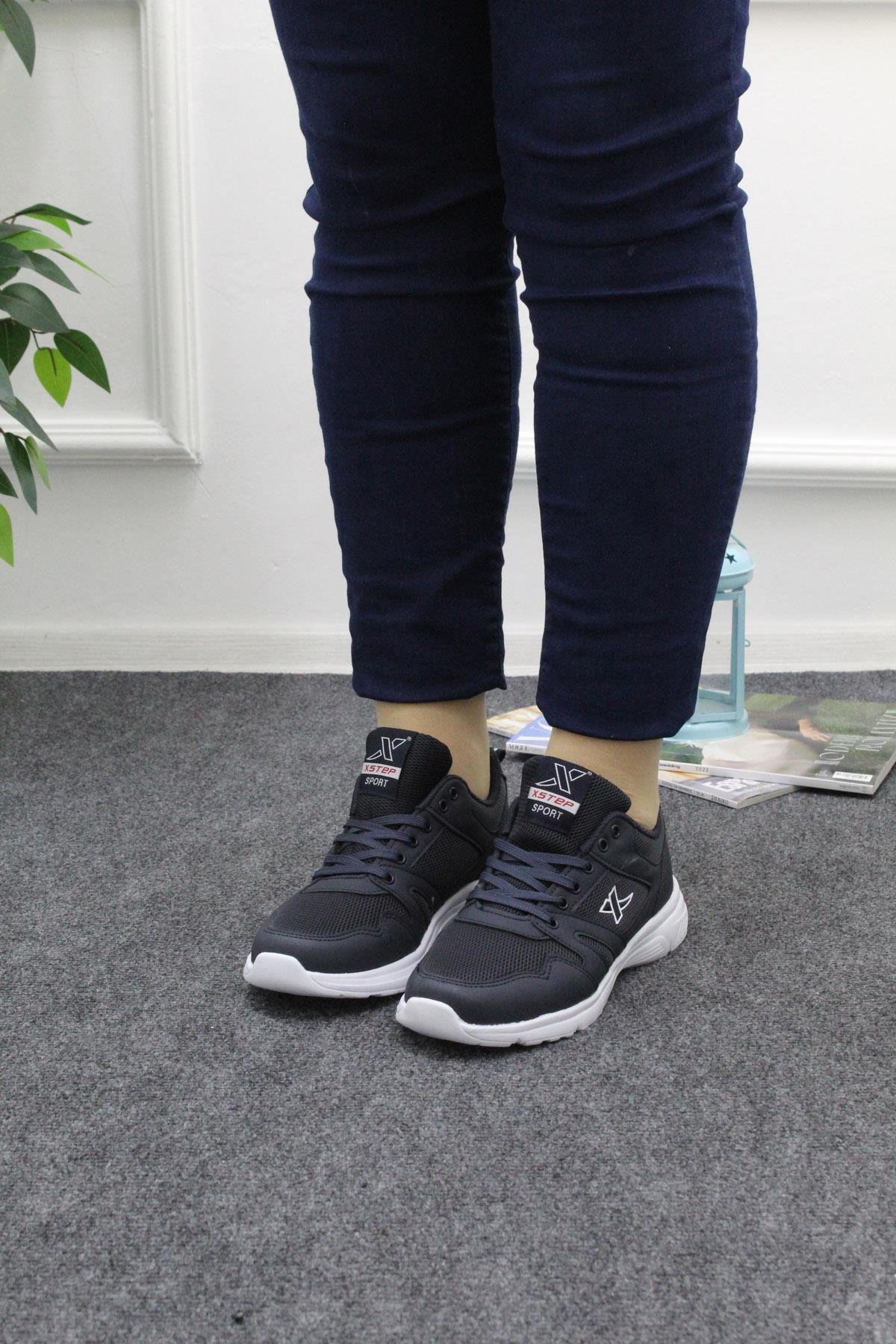 Unisex Bagcıklı Ortapedik Lacivert Spor Ayakkabı knt-001