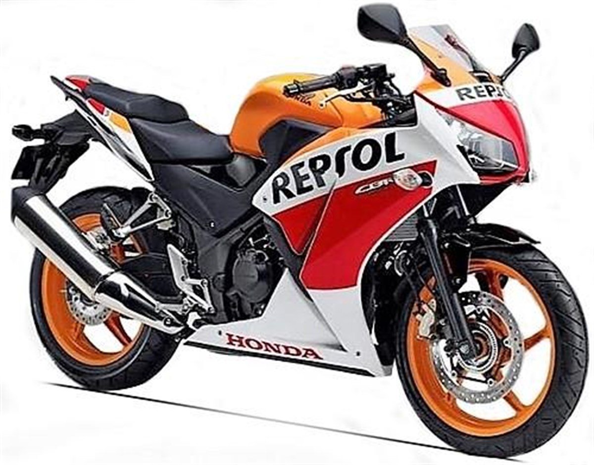 2014-2018 Honda CBR250R Repsol Sağ Alt Grenaj Sticker Modeli [ Motiker