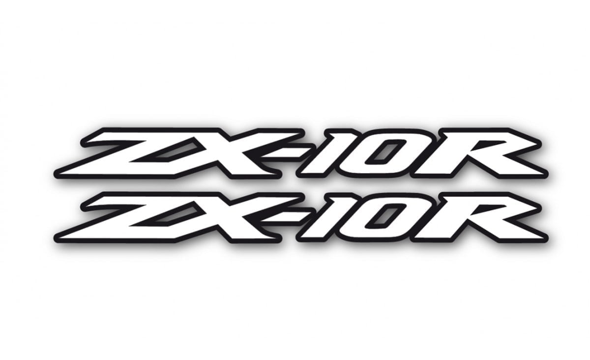 Kawasaki ZX-6R Mor Desenli Sticker Etiket Modeli