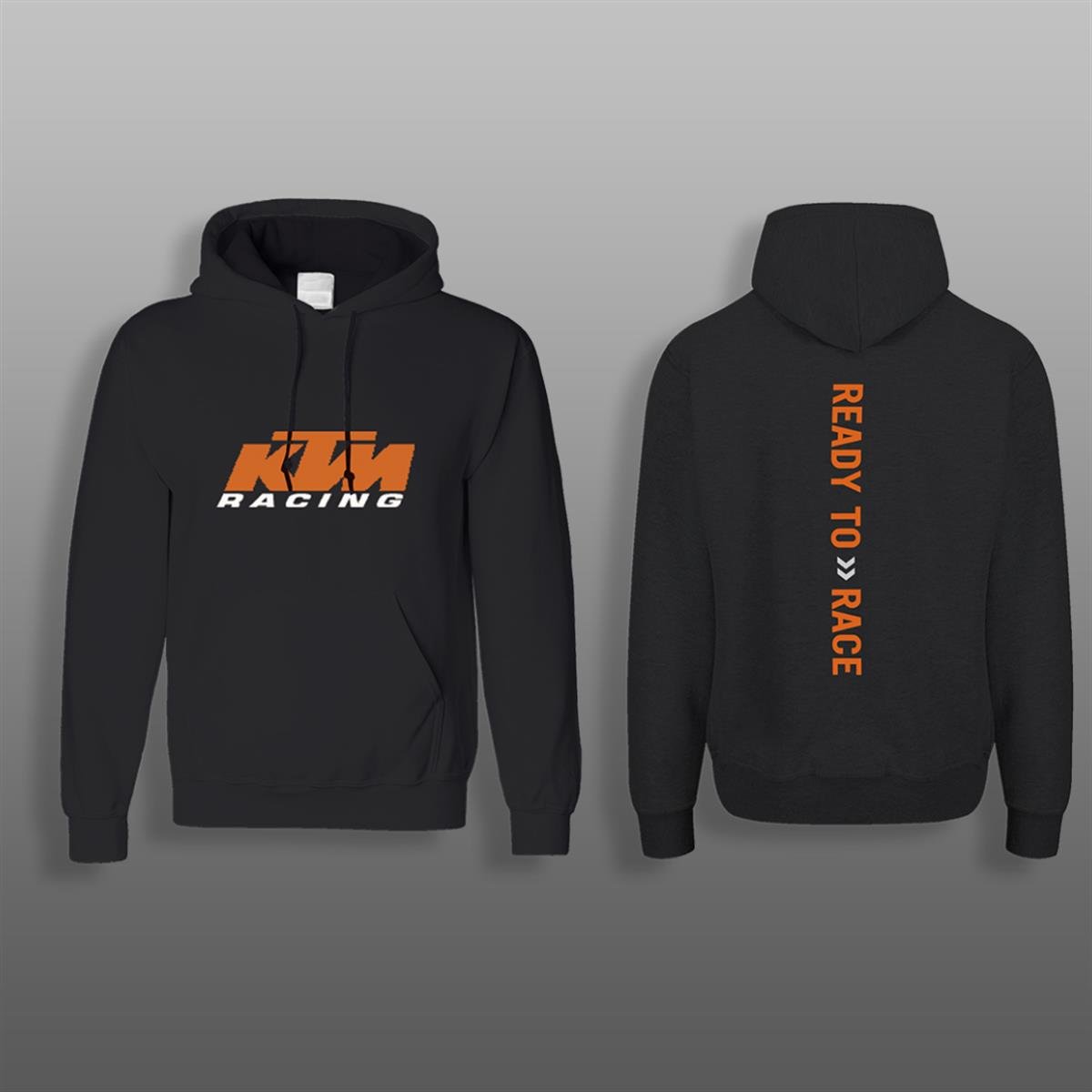 KTM Racing Siyah Sweatshirt Modeli