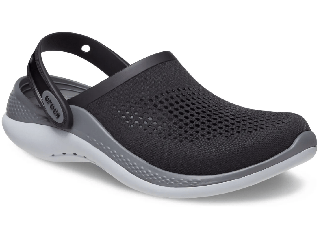 Crocs literide grey clog sandals hotsell