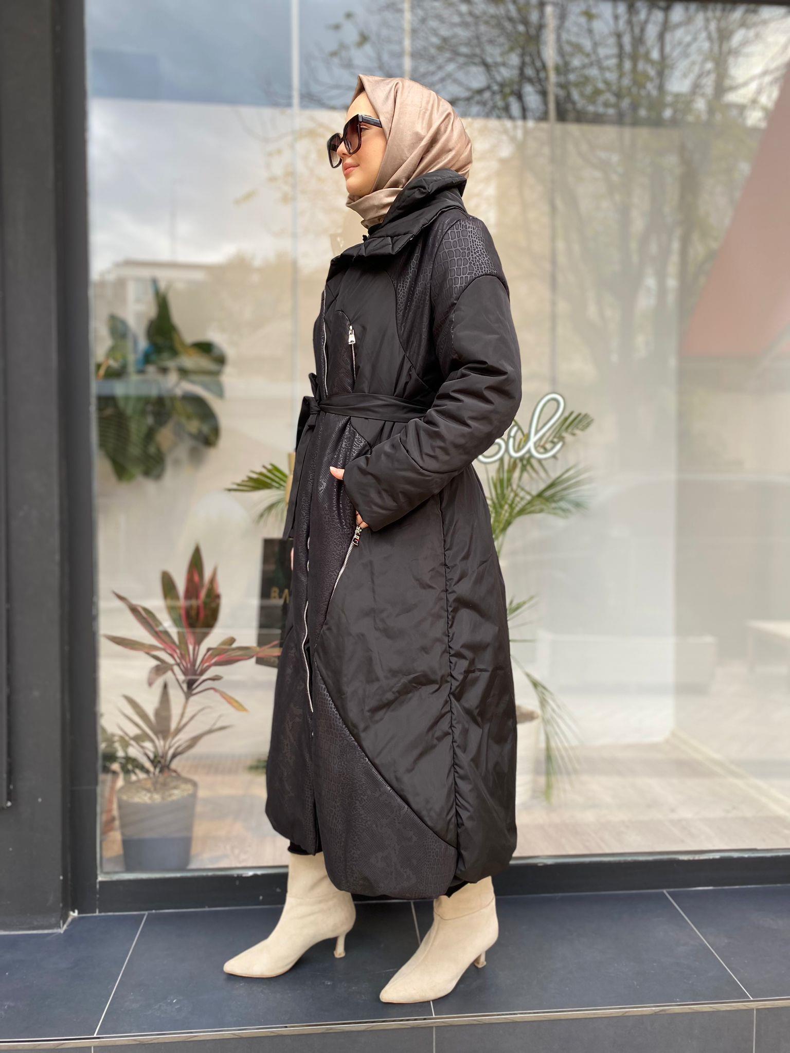 Misswhence Kendinden Desenli Uzun Mont 34507 - Babilbutik