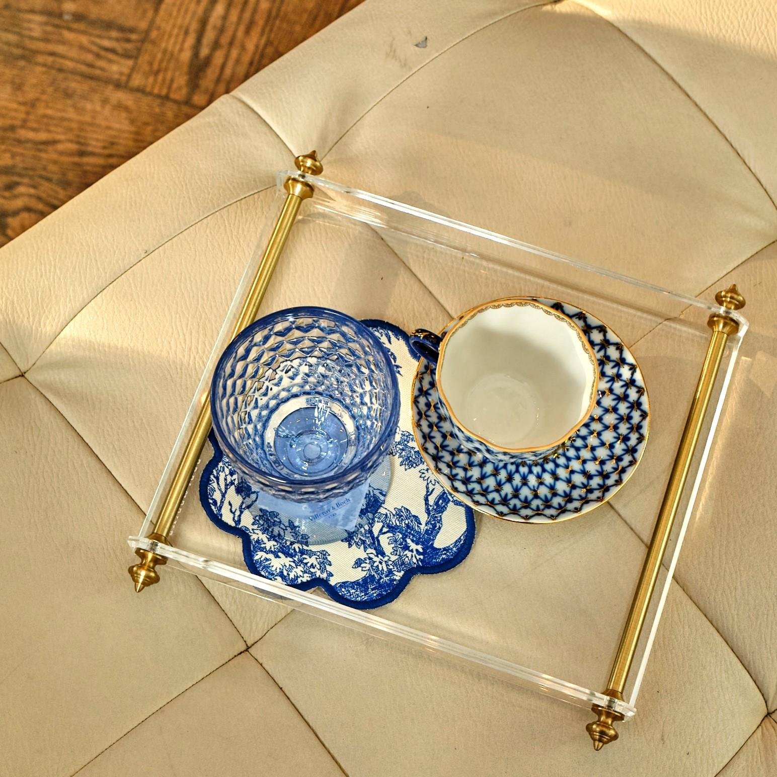 EDEL&FEINE Tepsi 25 cm Yoğun Pirinç Kenarlıklı