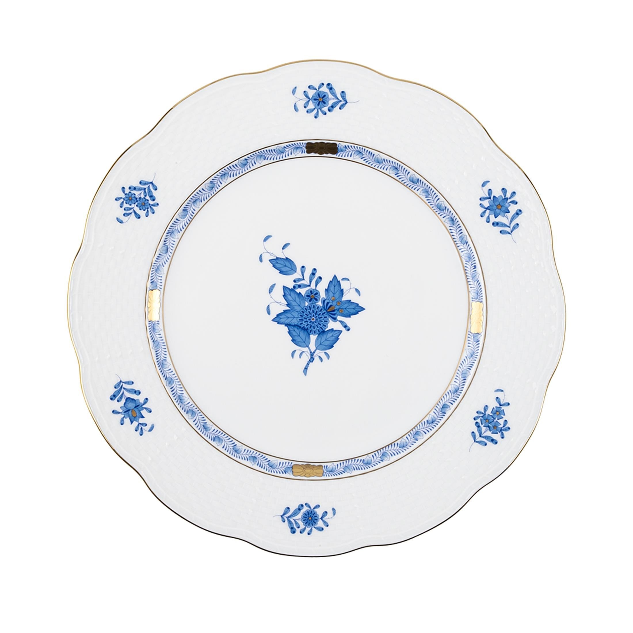 HEREND Servis Tabağı 28,5cm Apponyi Mavi