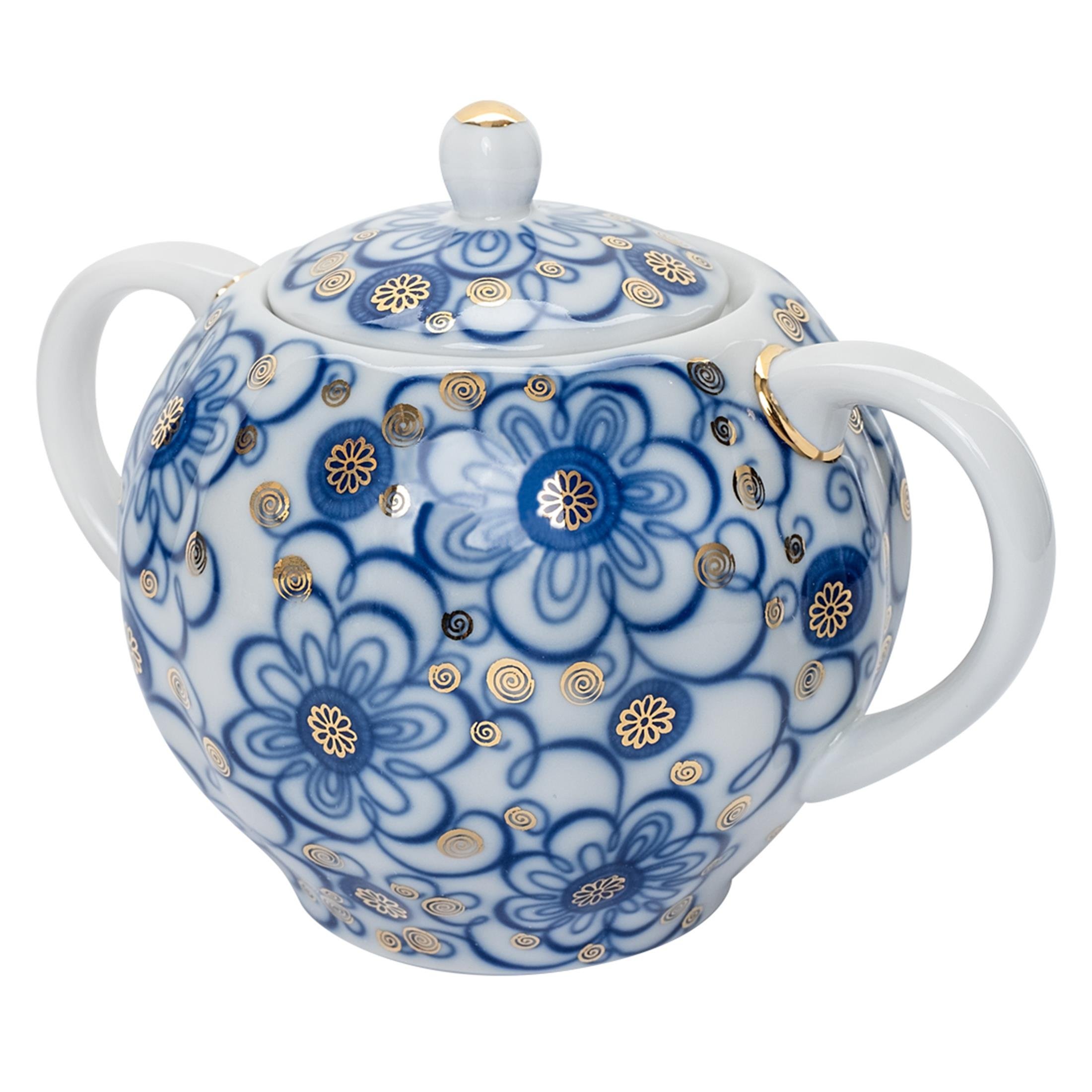 IMPERIAL PORCELAIN 450 ml Winding twig with sugar bowl lid