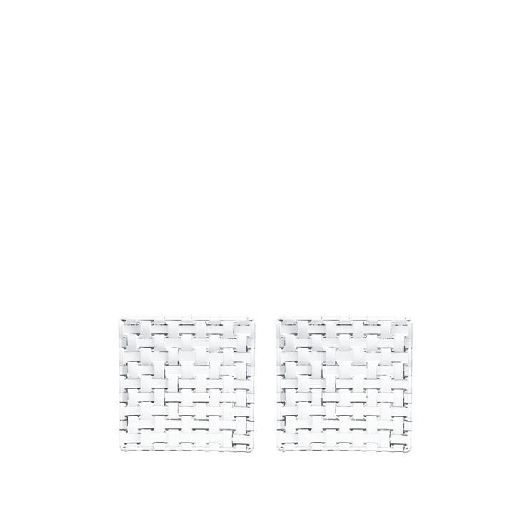 NACHTMANN Kare Tabak 14cm 2li Set Bossa Nova Şeffaf
