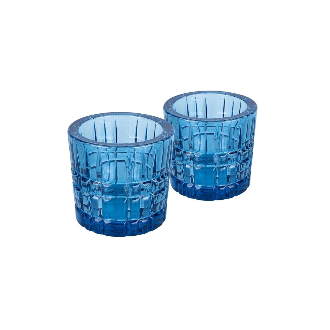NACHTMANN Mumluk T-Light Blue Çiftli Square