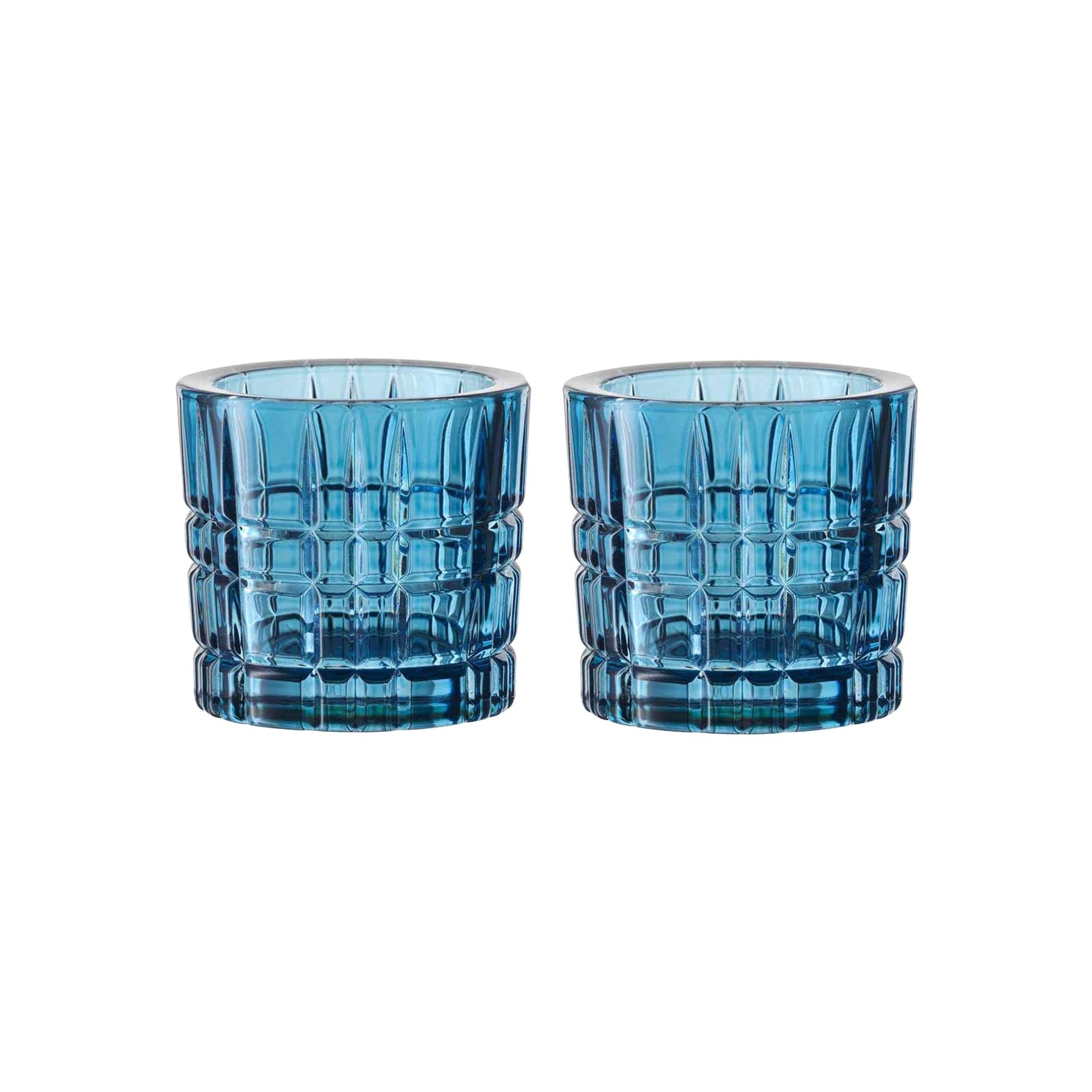 NACHTMANN Mumluk T-Light Blue Çiftli Square