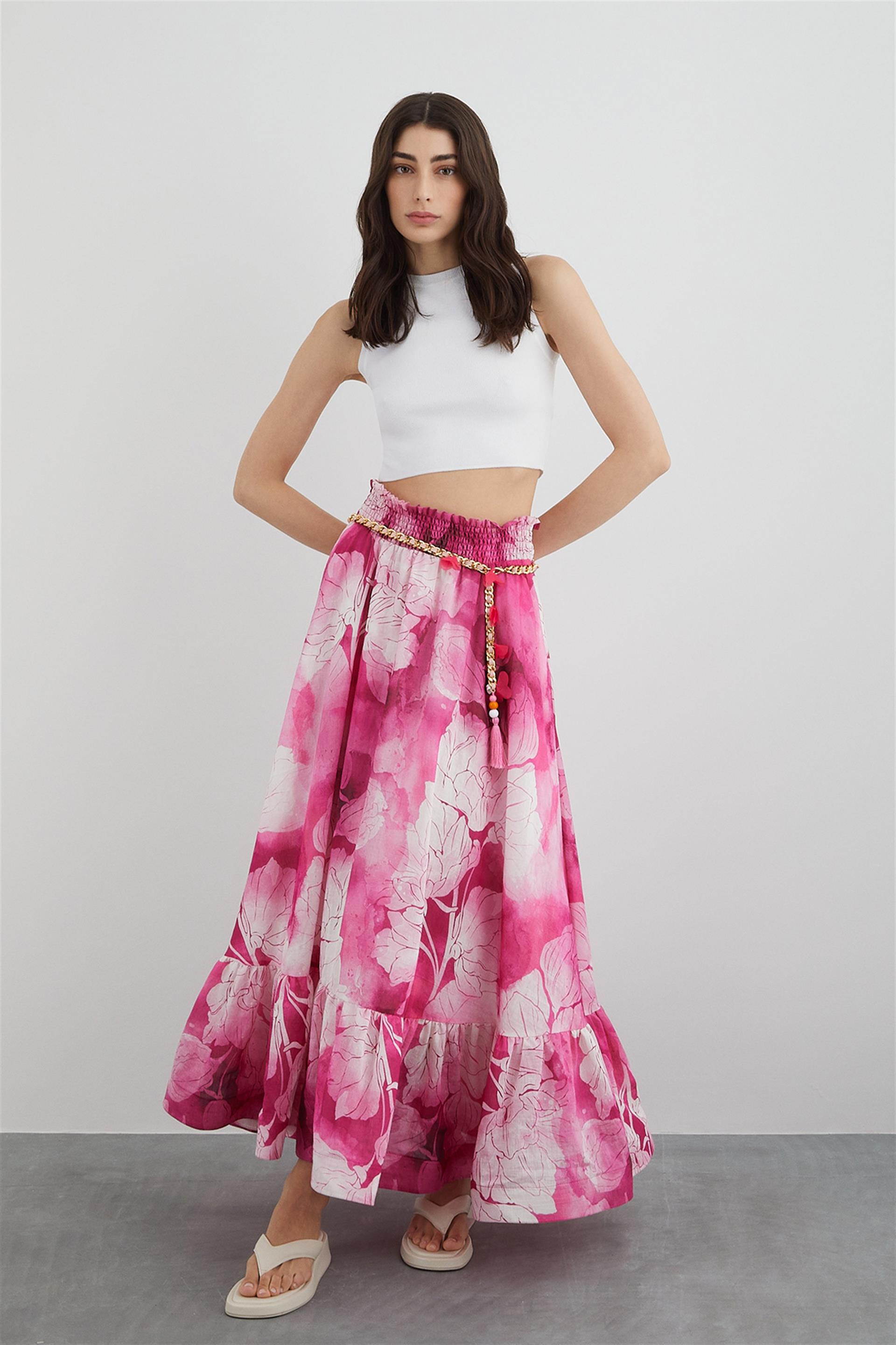★E.B.M★ H-line belt skirt EMP5WSK120 ☆E.B.M☆ H-line belt skirt EMP5WSK120 Belted H-line skirt