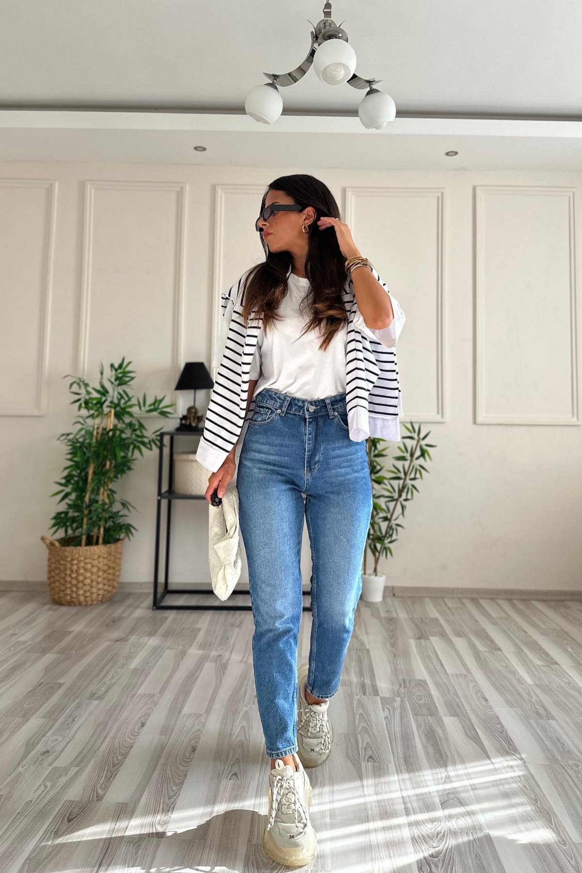 Style pantalon mom hotsell