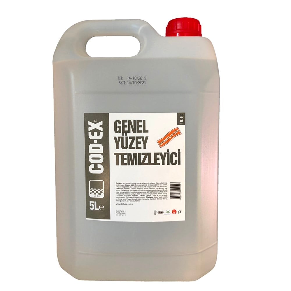 Cod-Ex Otomatlar Için Genel Yüzey Temizleyici 5 L
