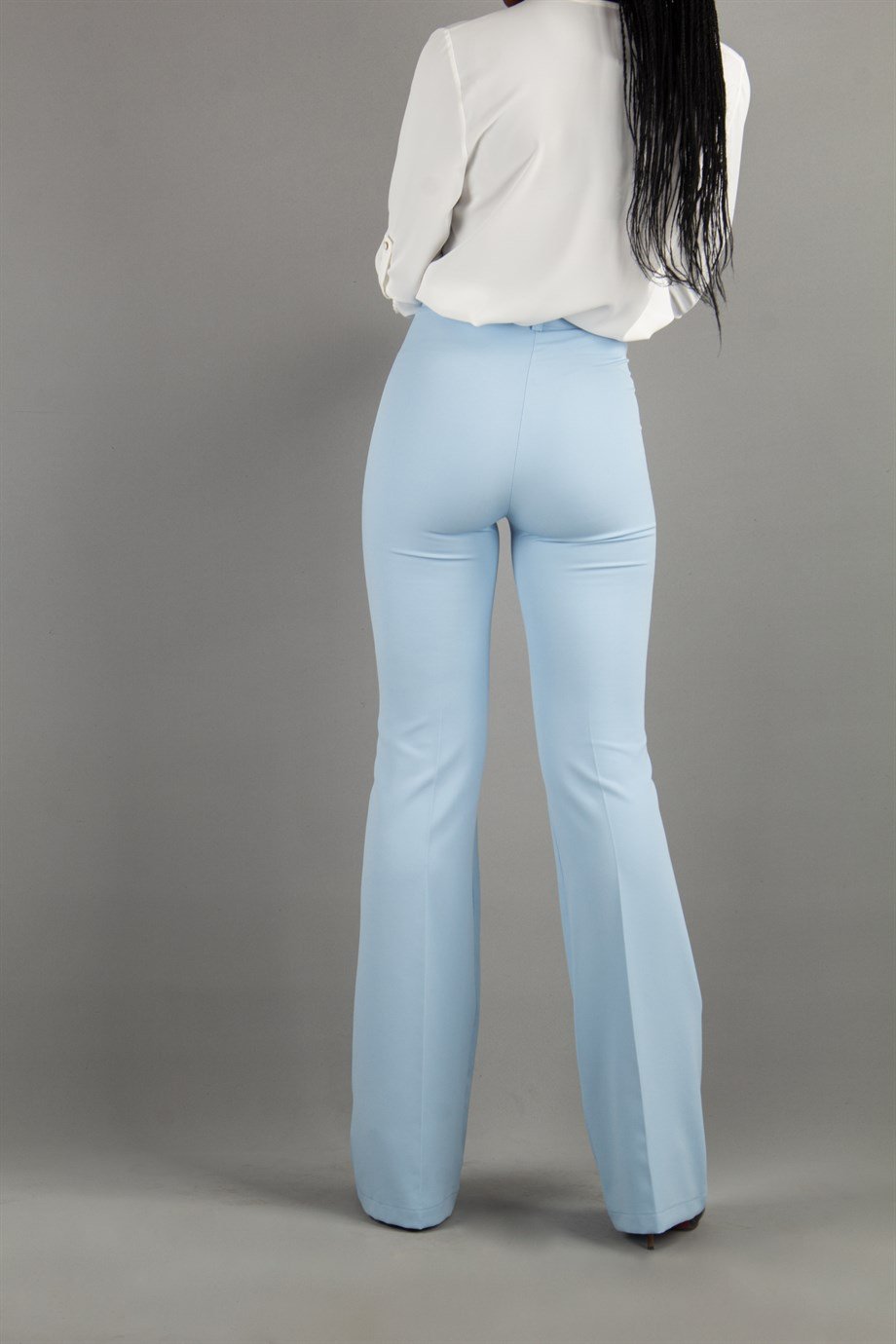 Classic Pants Office Big Size Trouser - Baby Blue - Wholesale Womens  Clothing Vendors For Boutiques