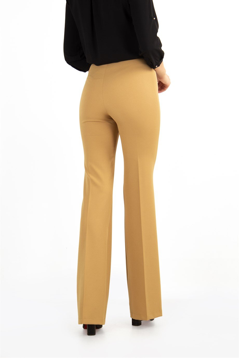 Classic Trouser Office Big Size Pant - Sandy - Wholesale Womens