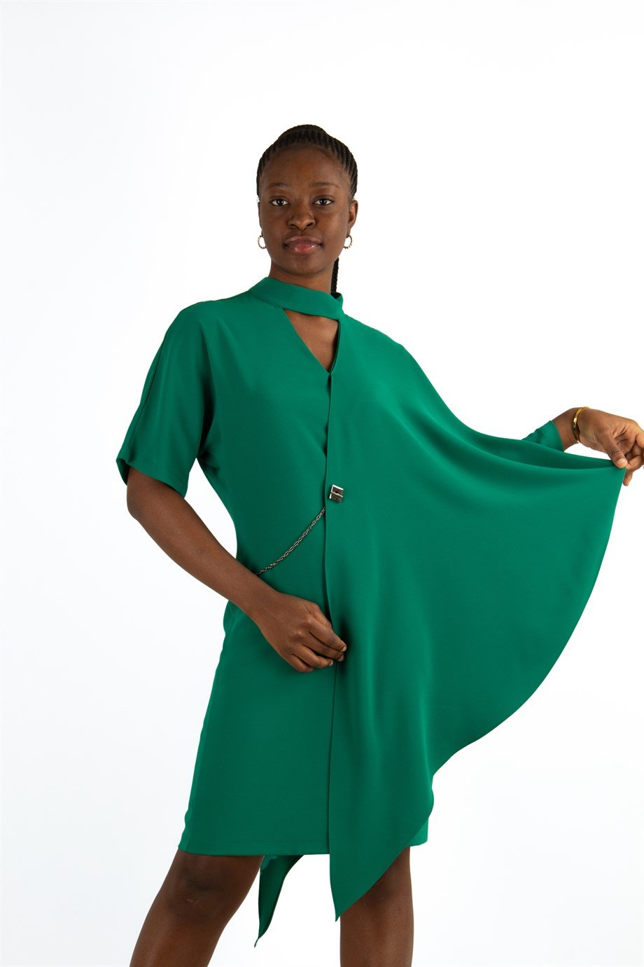 Emerald green sale day dress