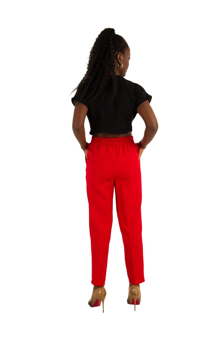Red 2024 pencil pants