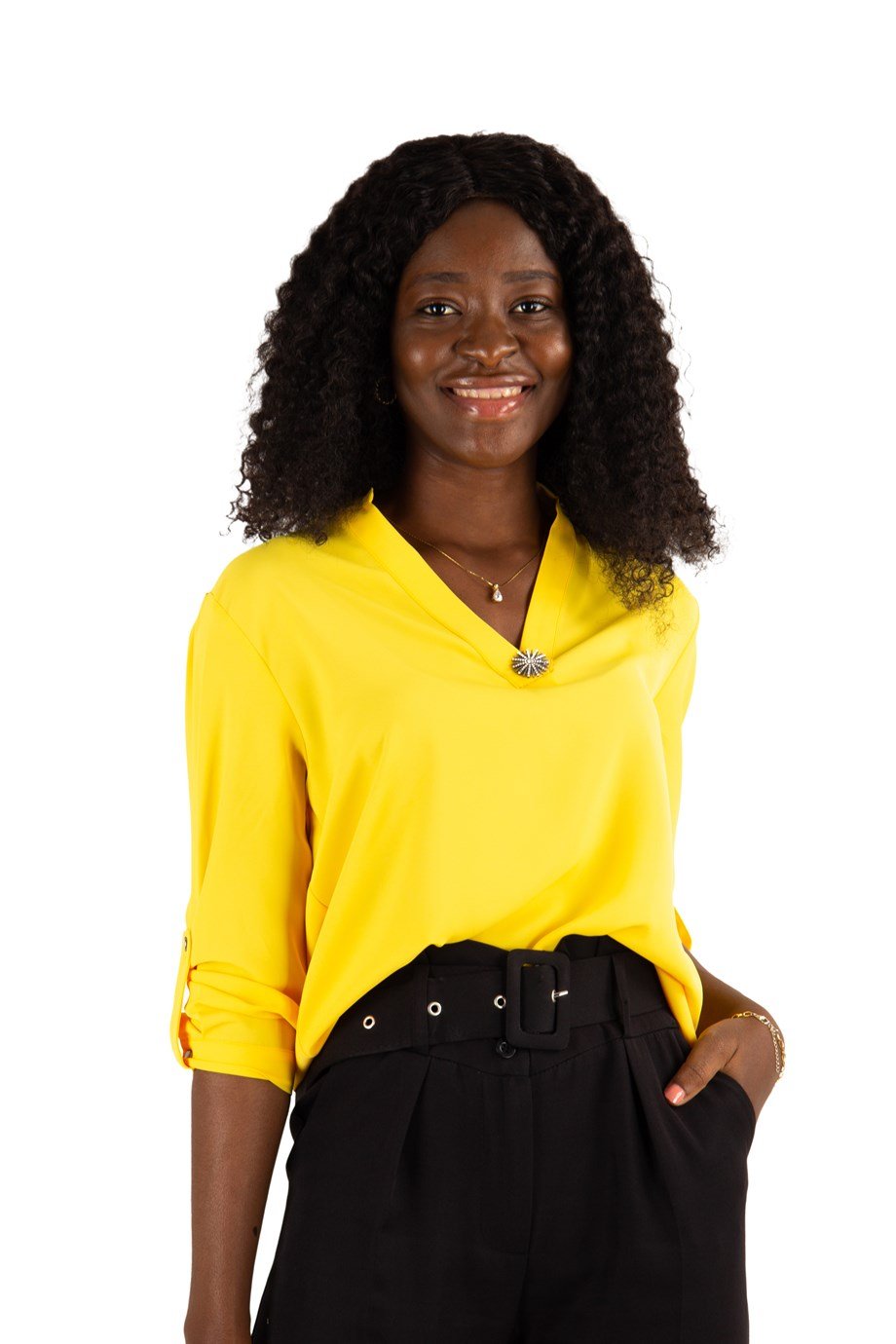 Brooch blouse deals