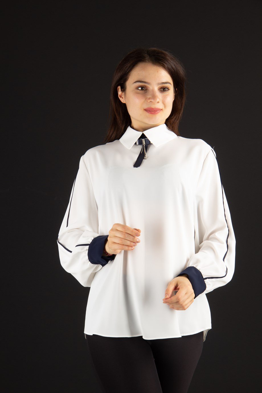 Brooch blouse sale