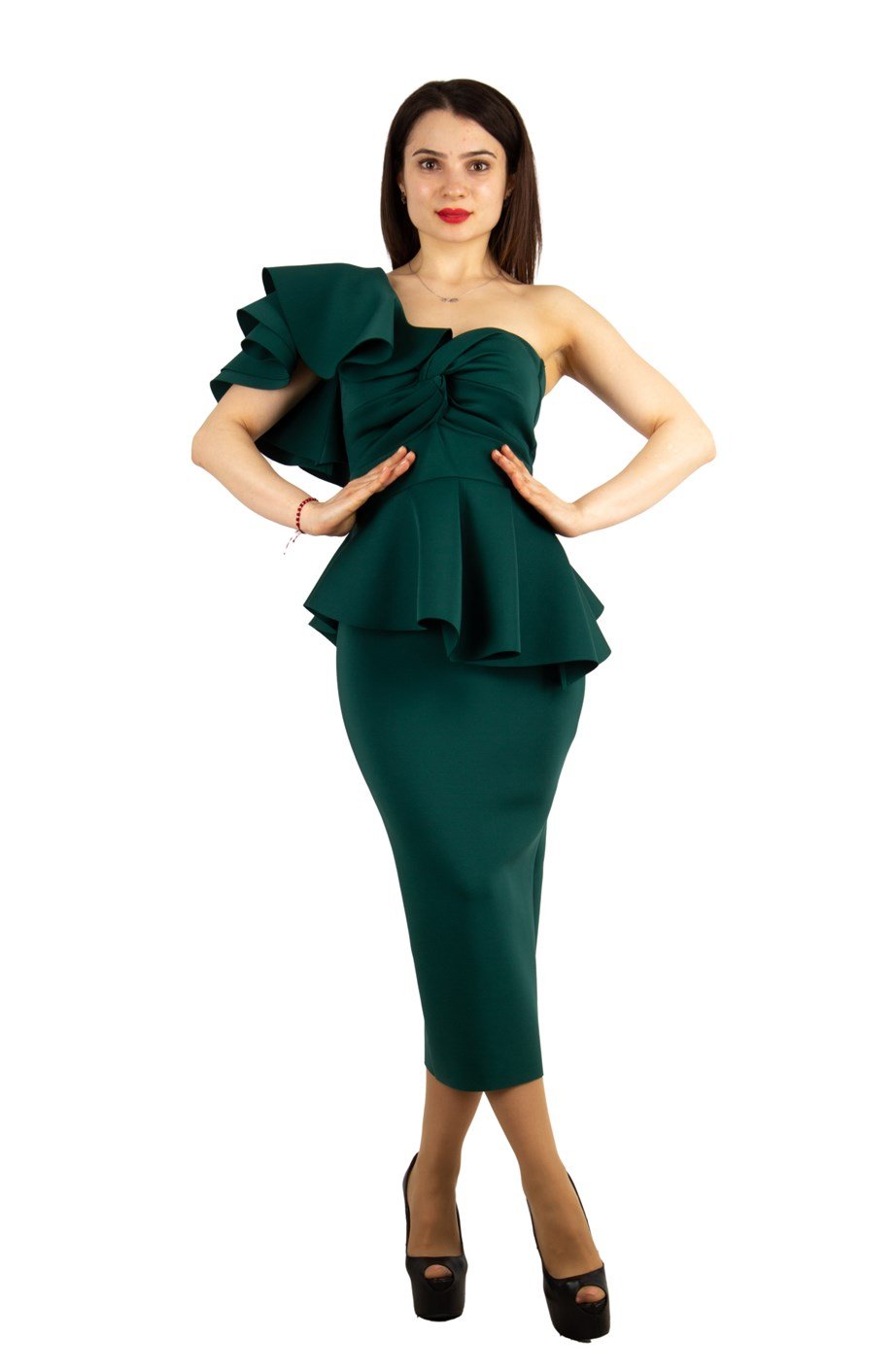 Peplum Plus Size Dresses for Women