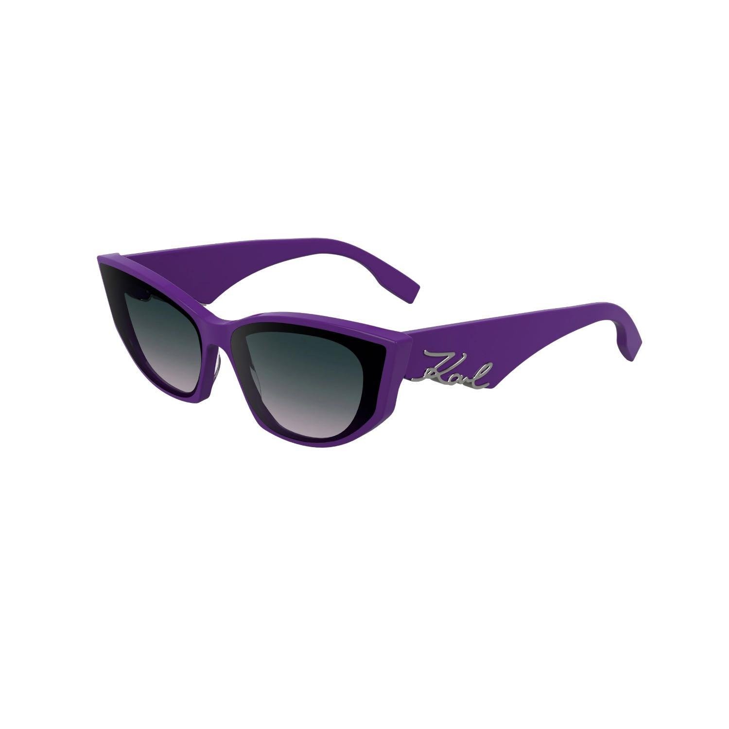 Karl Lagerfeld KL 6162S 541 64 Kadın Geometrik Mor Kemik Gün