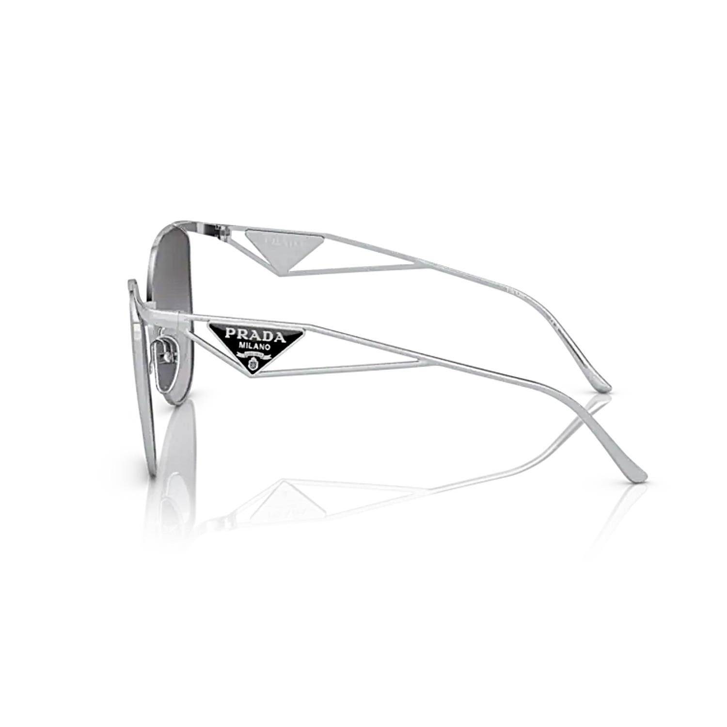 Prada PR 50ZS 1BC09S 59 Kadın Gümüş Metal Güneş Gözlüğü - Erişkin Optik
