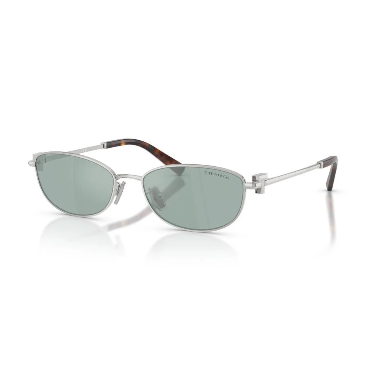 Tiffany Co. TF 3115 600165 56 Unisex Oval Gümüş Aynalı Metal
