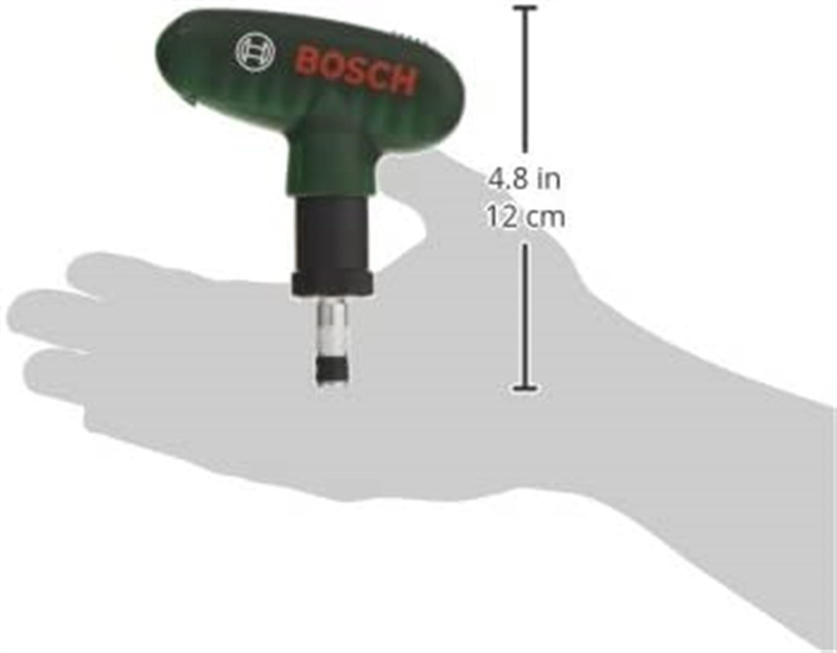 Bosch Dıy Cırcırlı Tornavida ve 9 Parça Vidalama Ucu 2607019510 - Nalburun