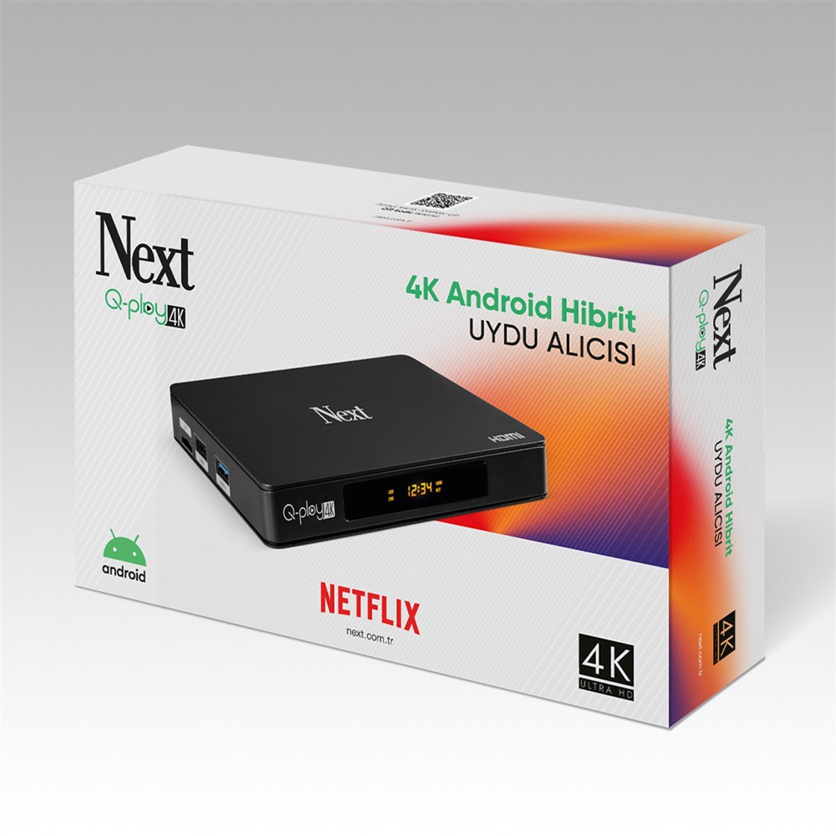 Next & NextStar Next Q-Play 4K Ultra HD Android Uydu Alıcısı - Nalburun