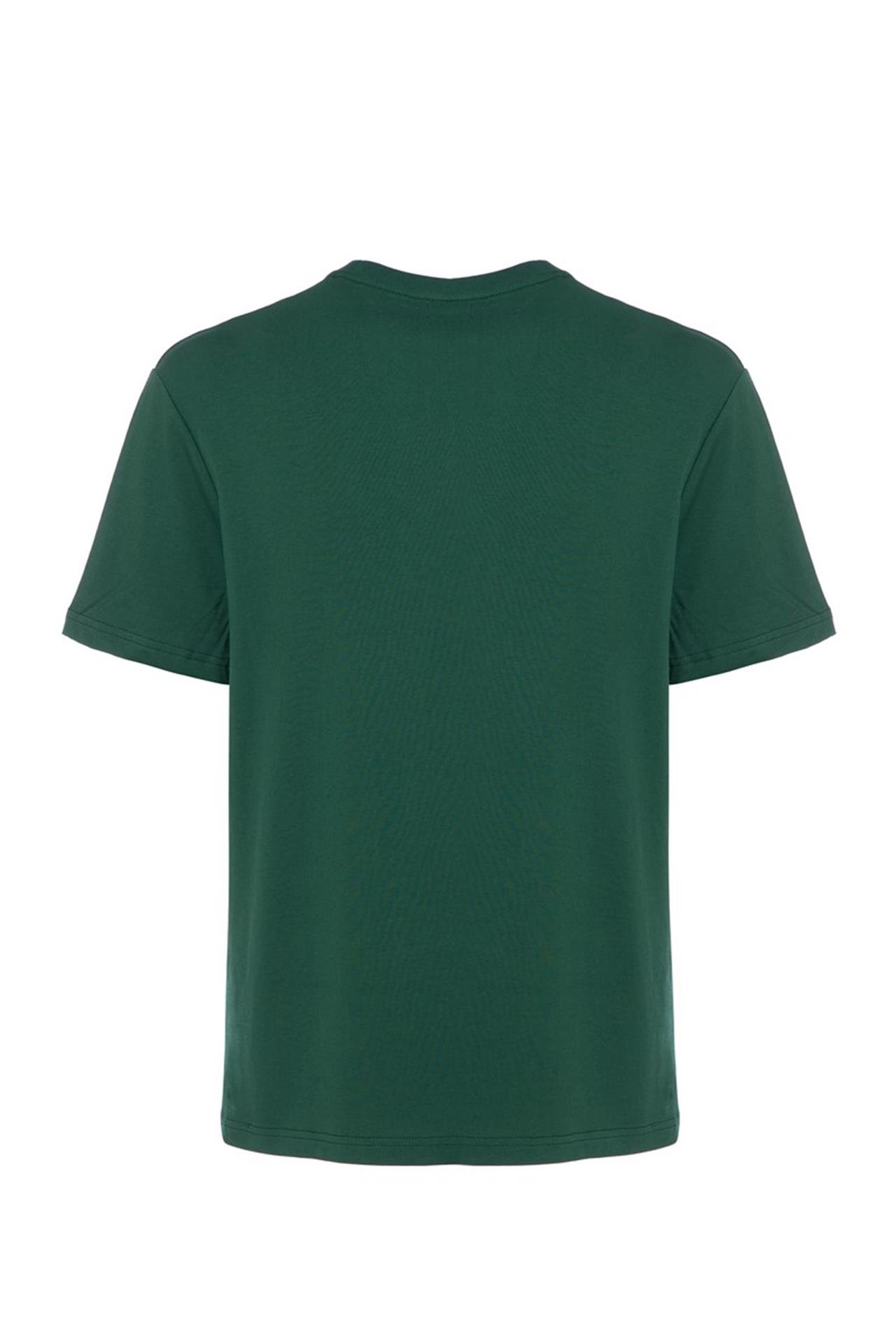 Rahat/Relaxed Fit Koyu Yeşil Erkek T-Shirt