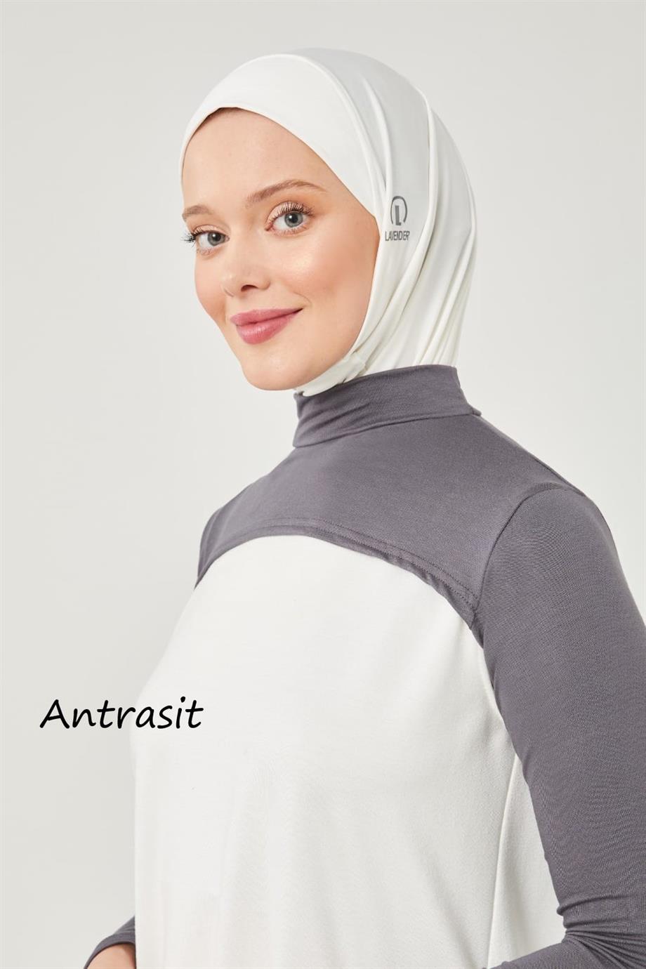6(ROKU) BEAUTY&YOUTH　VELOUR ALL IN ONE Lavender Boyunluklu Kolluk Antrasit KBL07