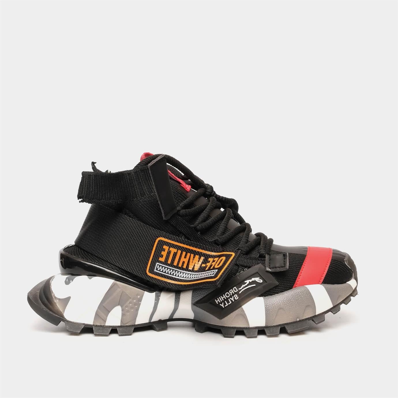 B-Off White Kadın Sneaker - Sadık Yılmaz