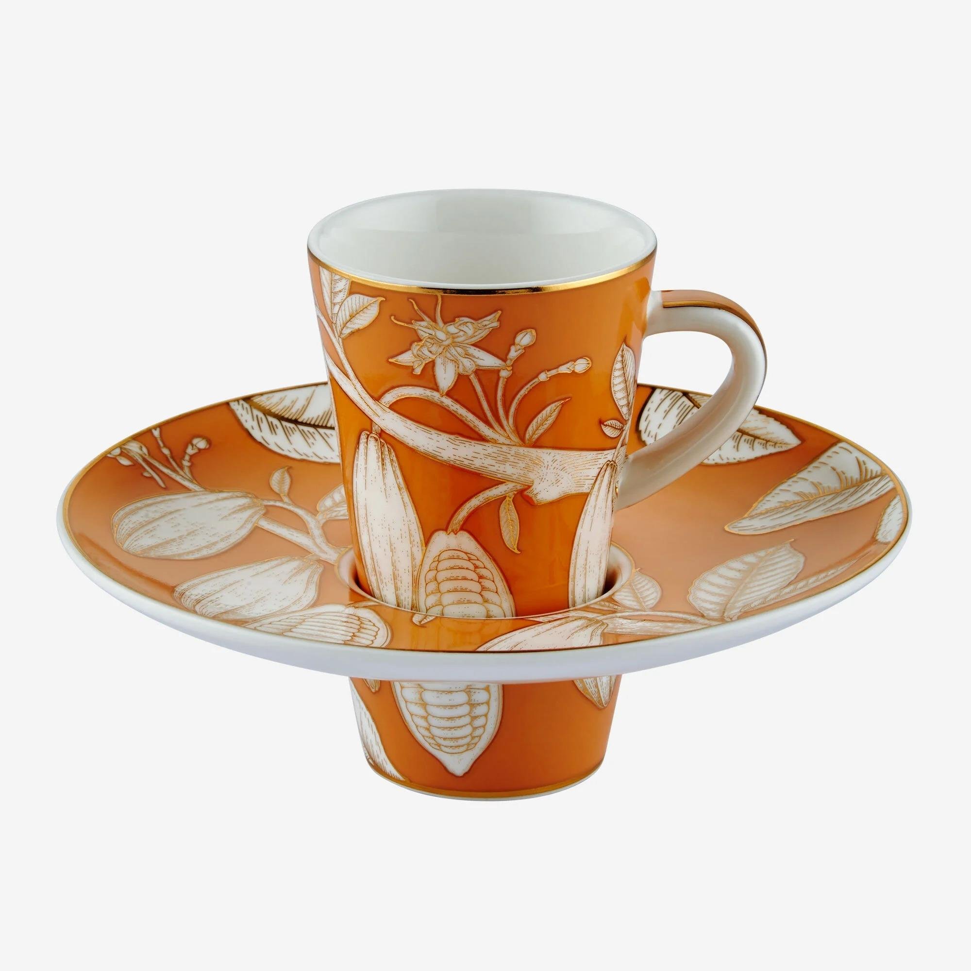 RAVELLO TERAKOTA TÜRK KAHVESİ FİNCAN SETİ (100ml) | Karabaş Home