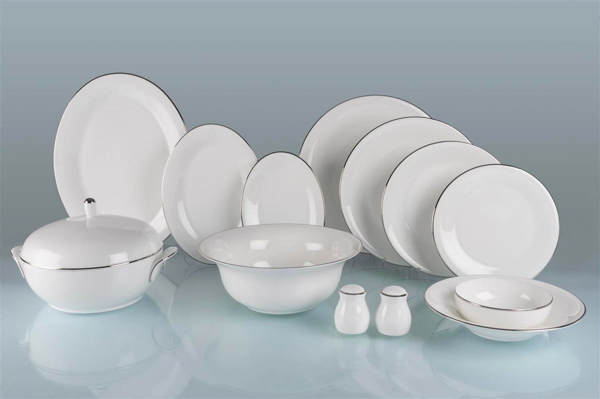 MIKASA Pure Platinum 72 Par a Yemek Seti P316.320805 28999 00 TL