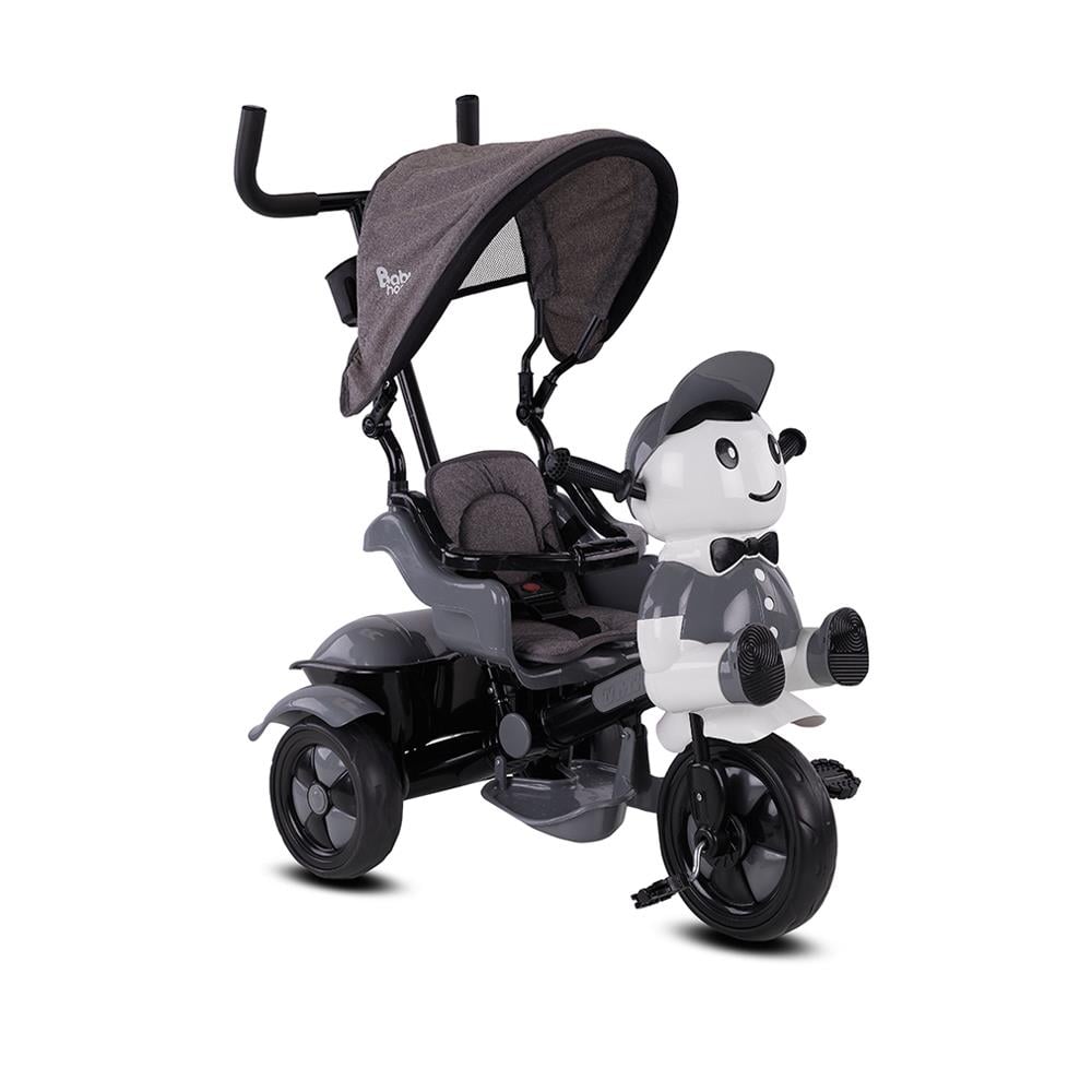 Babyhope 125 Yupi Panda 3 Tekerlekli Bisiklet Gri | Yeni Ev Dünyası