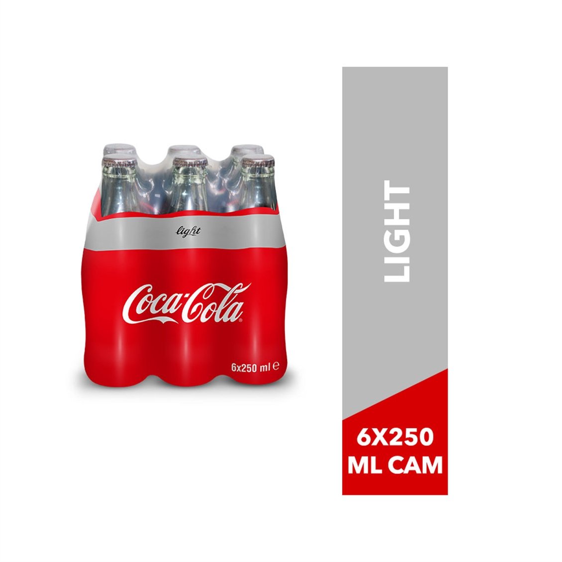 Coca Cola light Şişe 6'lı 250 ml - Onur Market