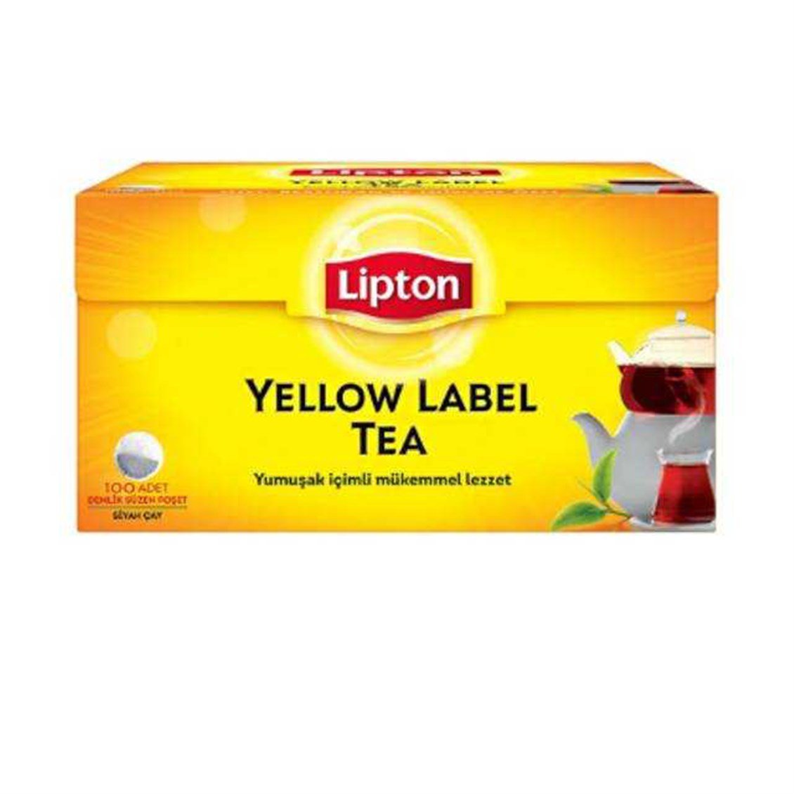 Lipton Yellow Label 100'Lü Demlik Poşet Çay 320 Gr - Onur Market