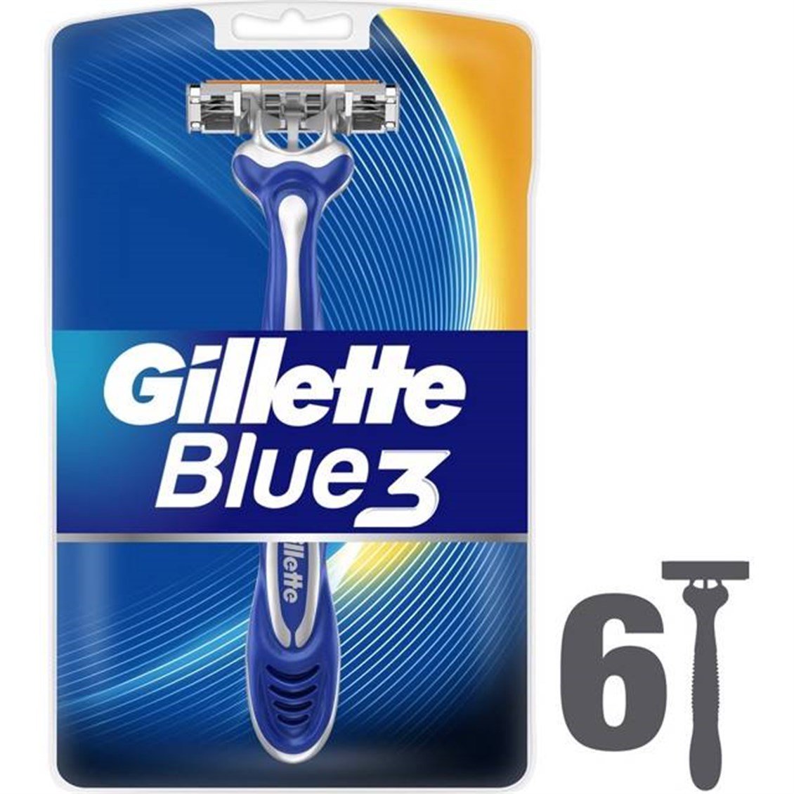 Gillette Blue 3 Kullan At Tıraş Bıçağı 6'lı - Onur Market