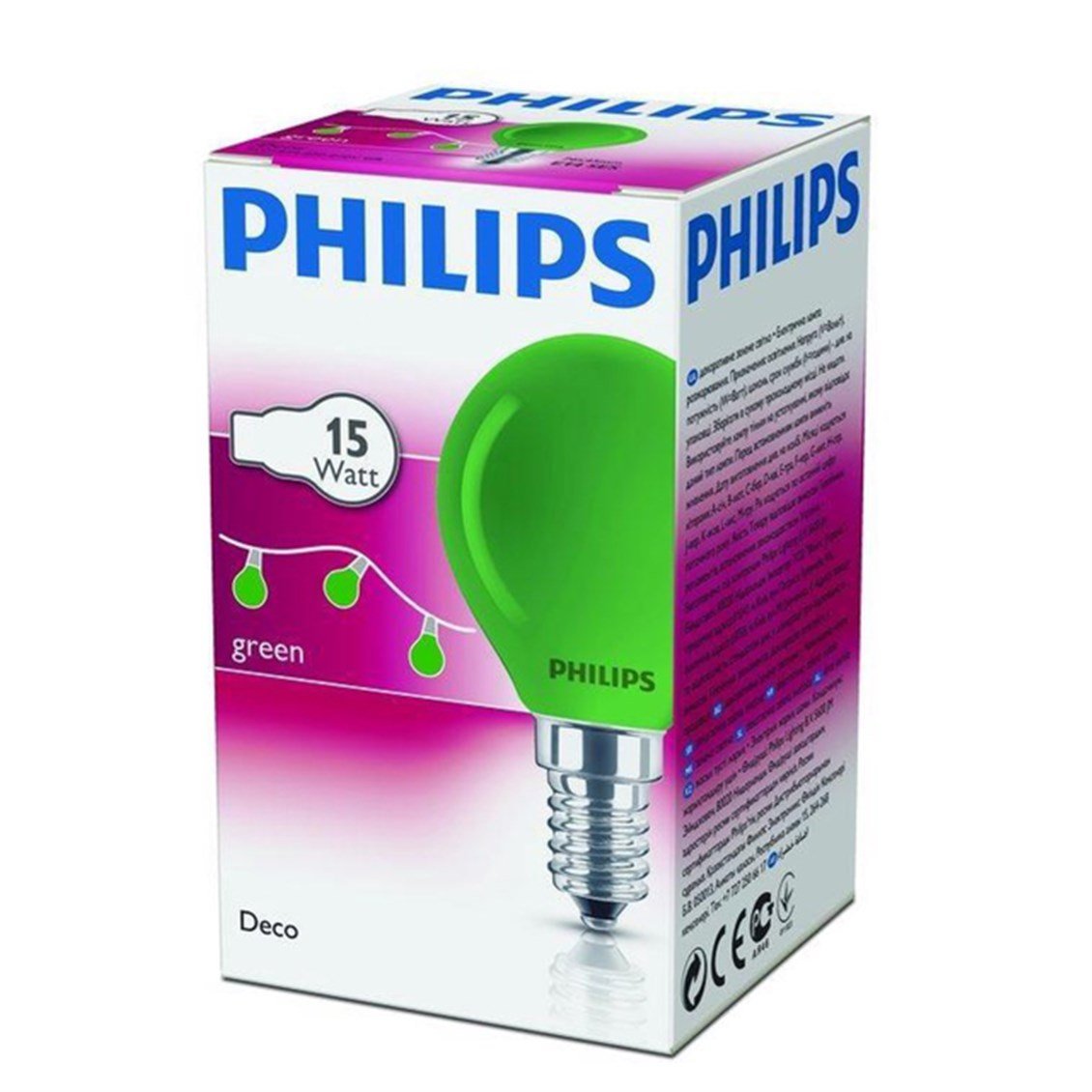 Philips Gece Lambası Yeşil 15W E27 - Onur Market