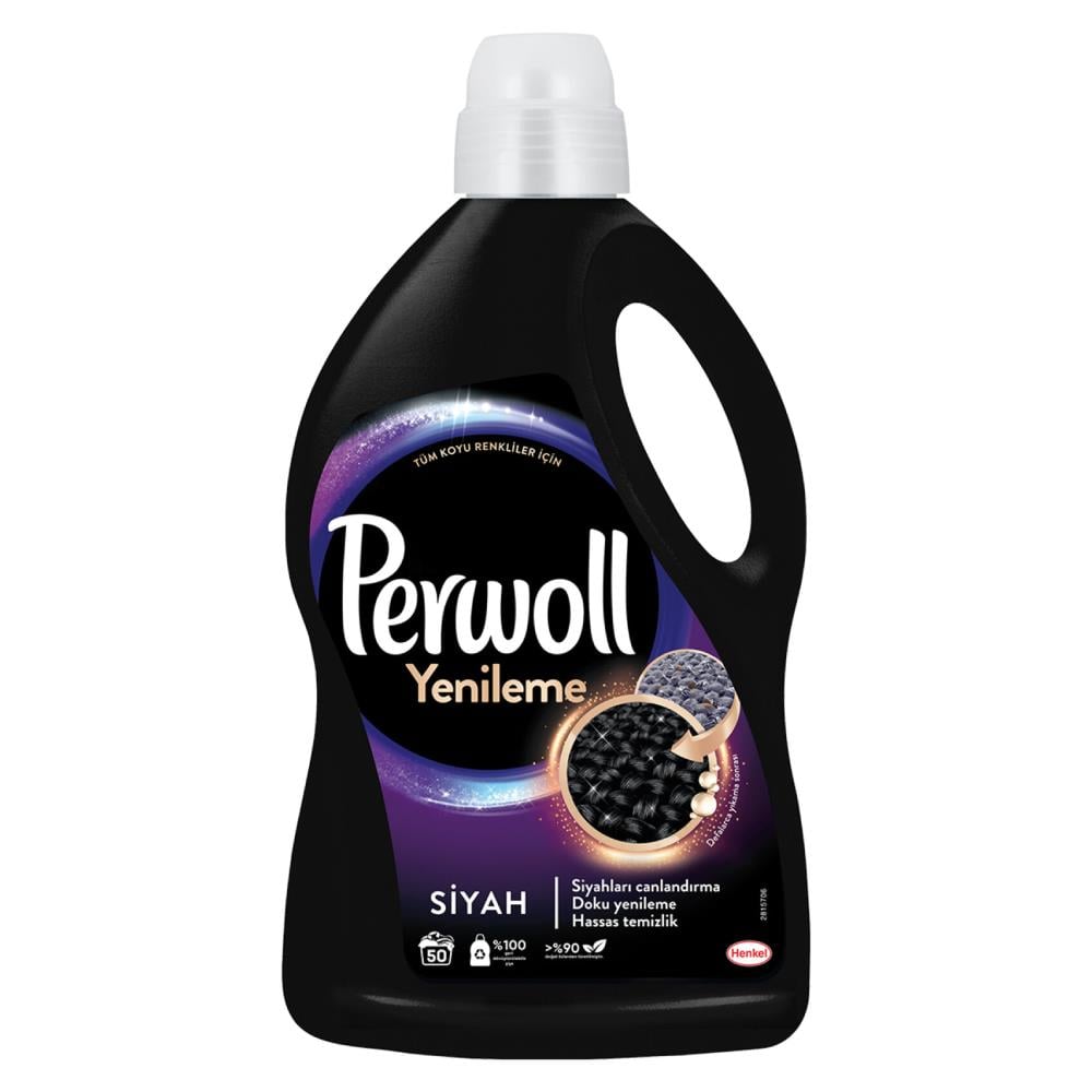 Perwoll Siyah Sıvı Çamaşır Deterjanı 3000 ml - Onur Market