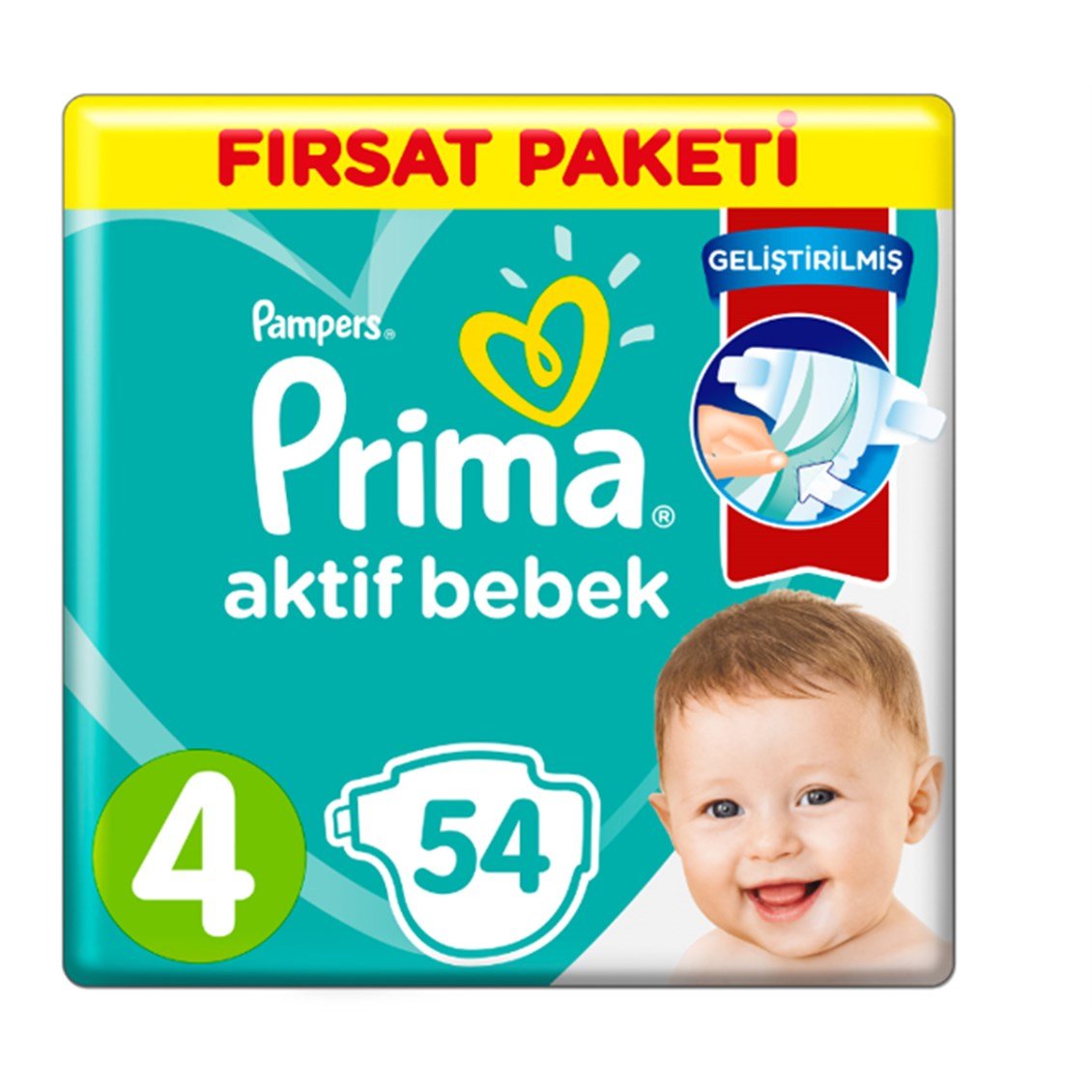 Prima Aktif Bebek 4 Numara Maxi 46'lı Ultra Fırsat Paketi - Onur Market