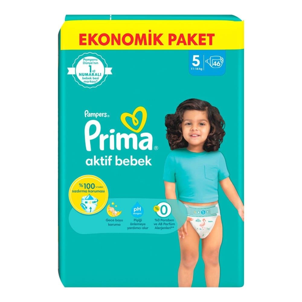 Prima Aktif Bebek 5 Numara 46'lı Ultra Fırsat Paketi - Onur Market
