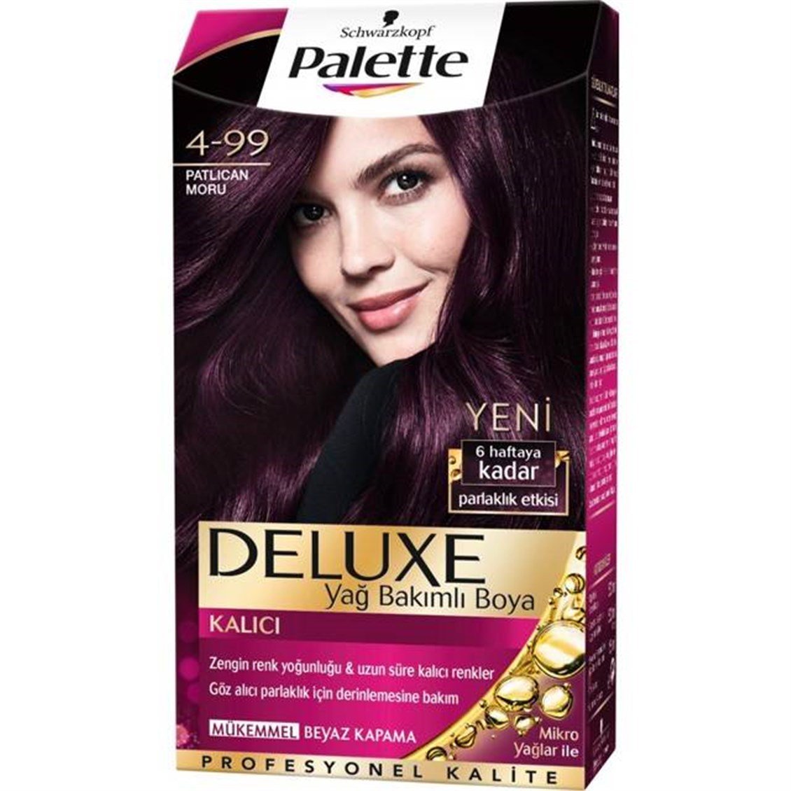 Palette Deluxe Patlıcan Moru 4-99 Saç Boyası - Onur Market