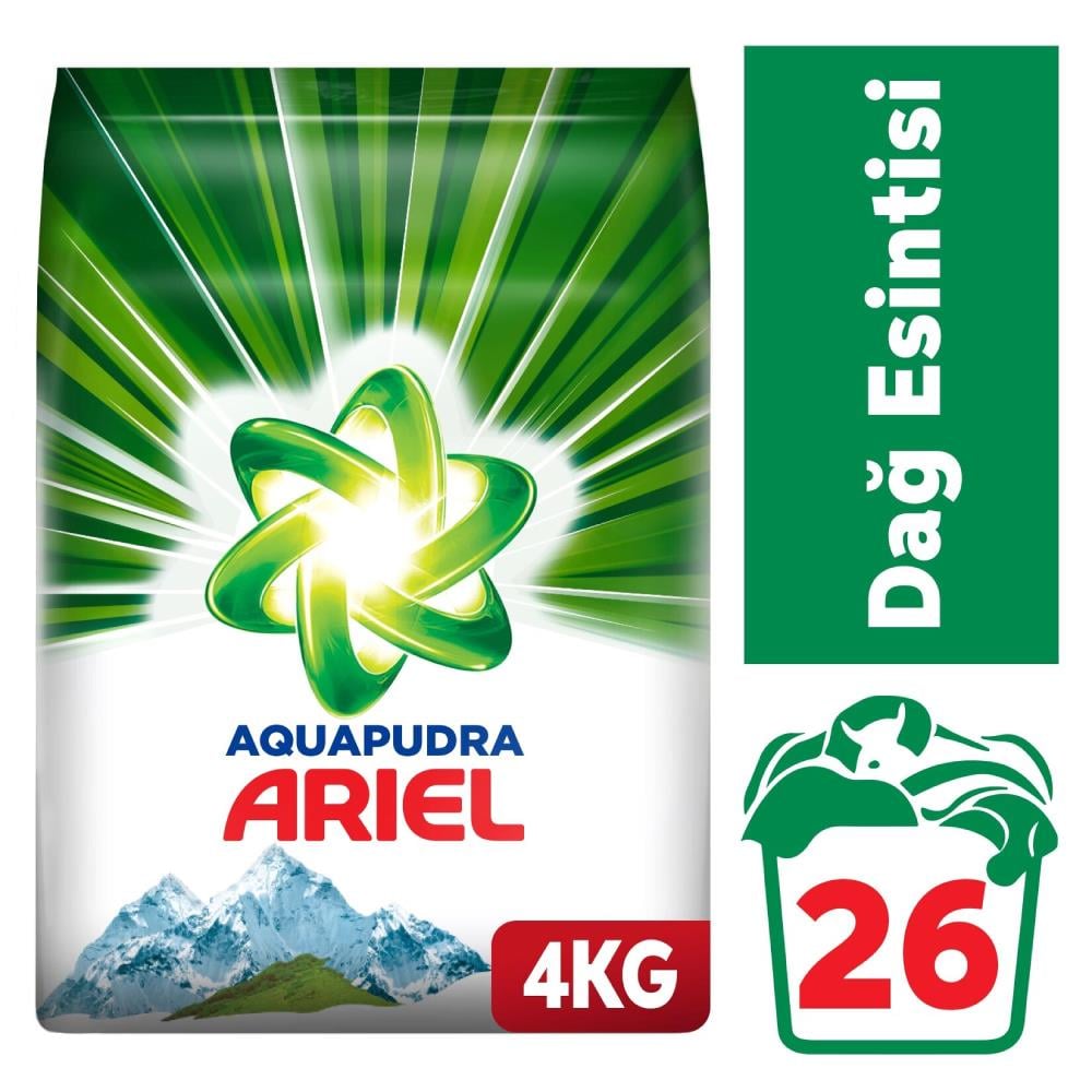 Ariel Matik Dağ Esintisi Çamaşır Deterjanı 4 kg - Onur Market