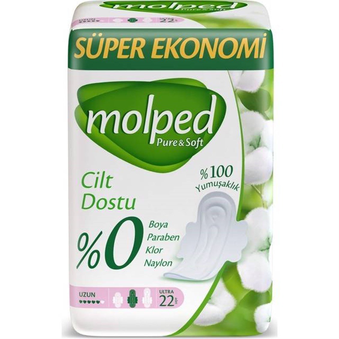 Molped Pure & Soft Süper Eko Uzun 20'li - Onur Market