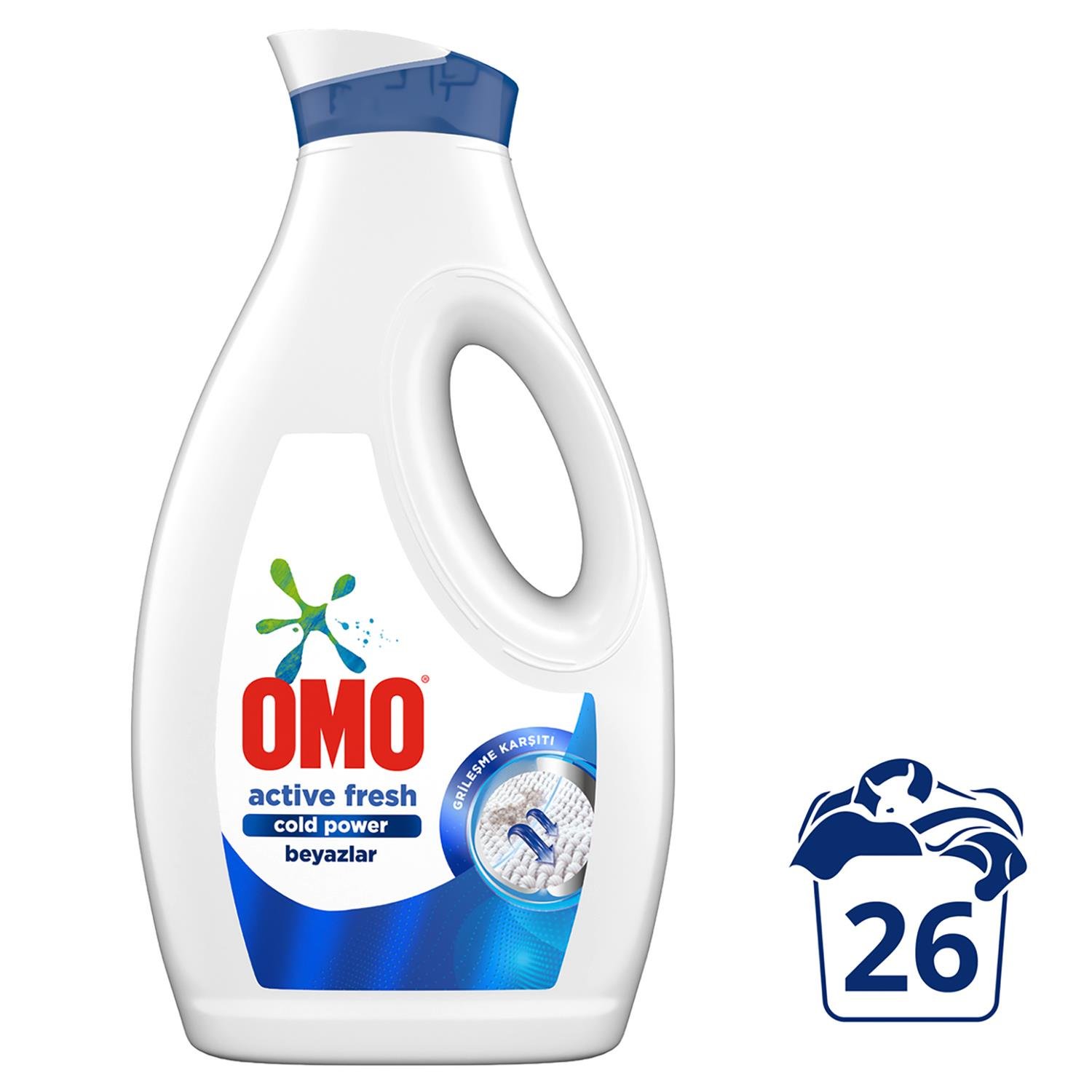 Omo Sıvı 30 Yıkama Active Fresh 1690 ml - Onur Market