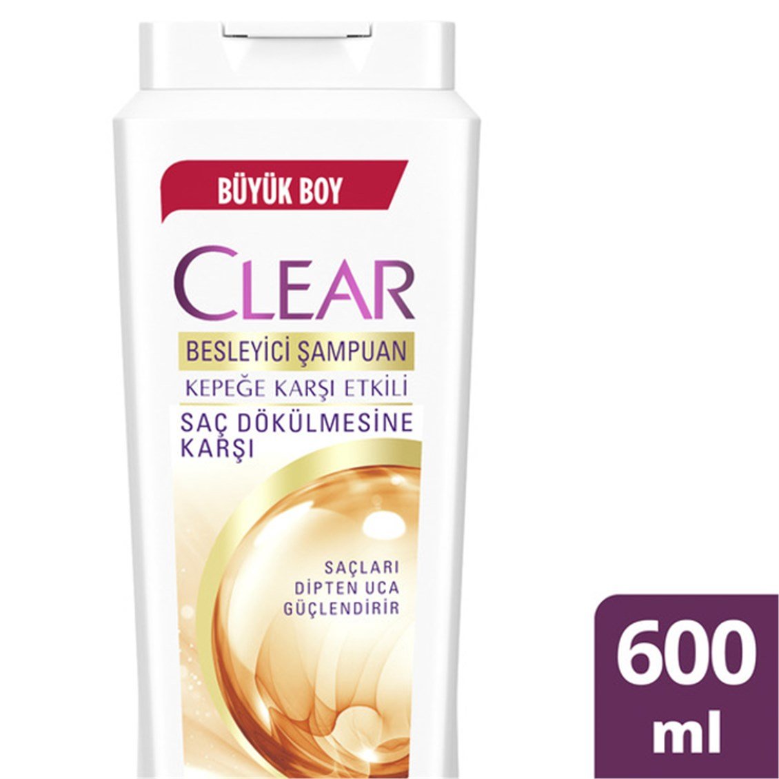 Clear Saç Dökülmesine Karşı Etkili Şampuan 600 ml - Onur Market