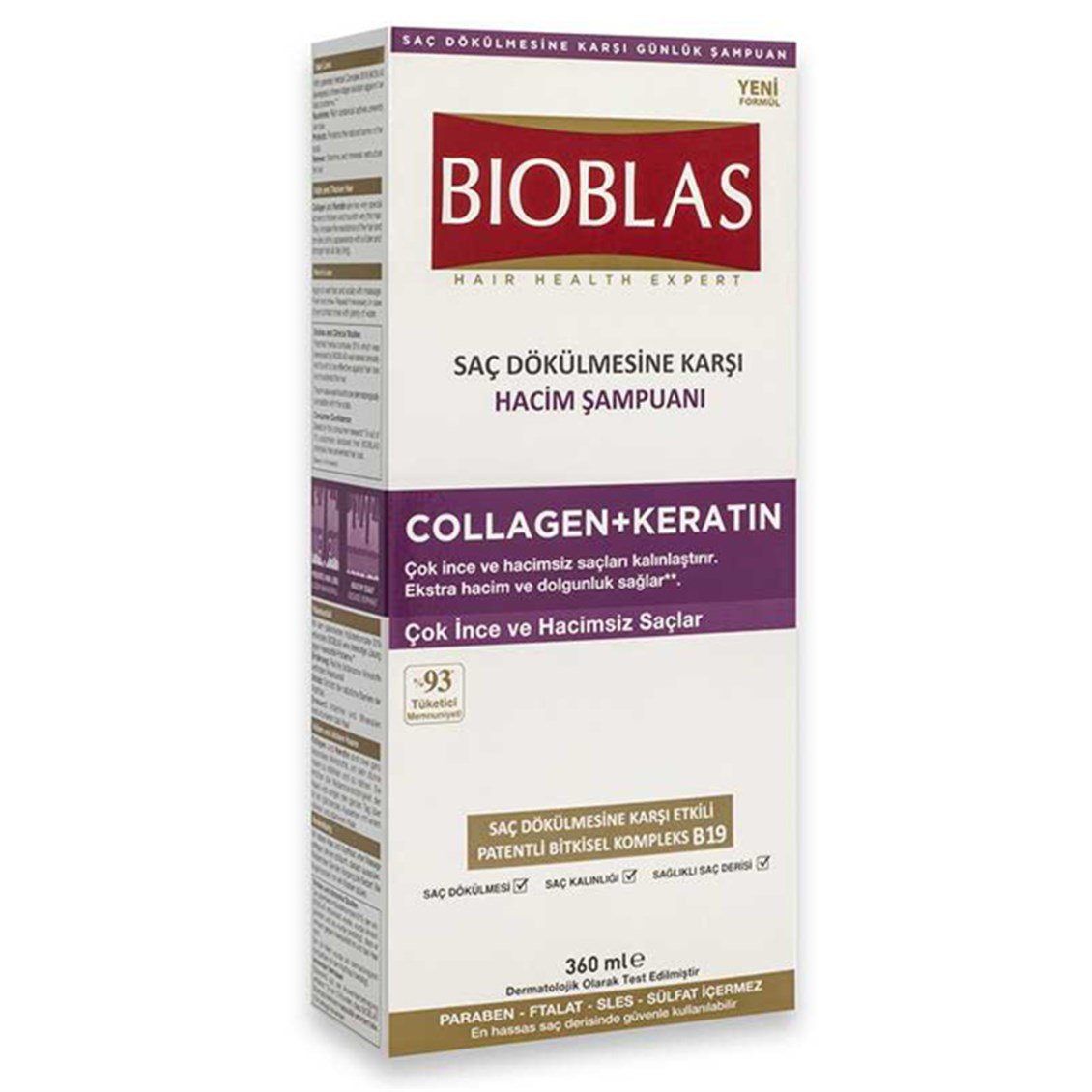Bioblas Collagen + Keratin Şampuan 360 ml - Onur Market