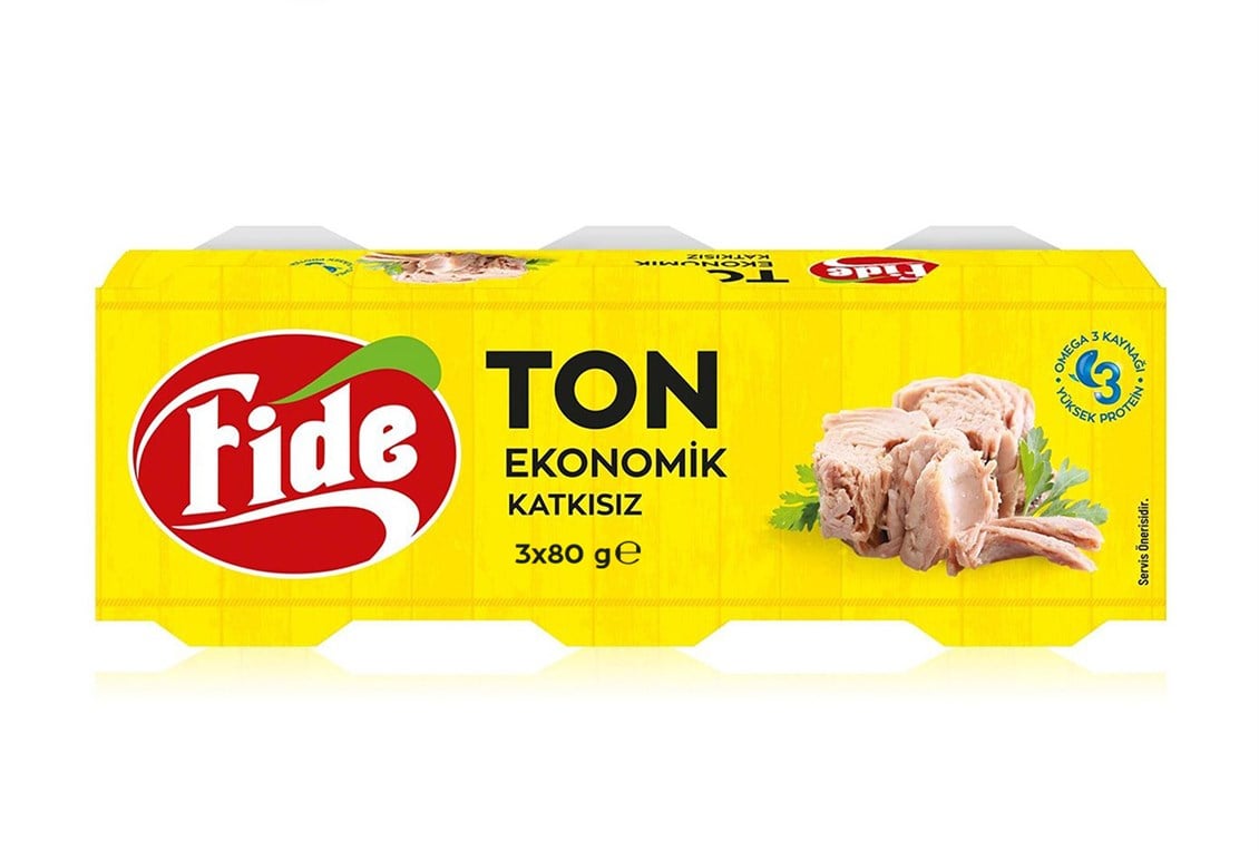 Fide Ekonomik Ton Balığı 3'lü 80 gr - Onur Market